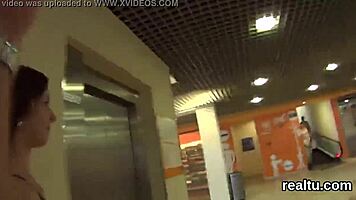 i got seduced by that cute czech teen in the mall and she sucked me off hard, clothes ripped