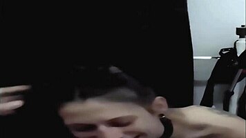 the teen student gets hard fucked, slapped, and spat on in a quickie