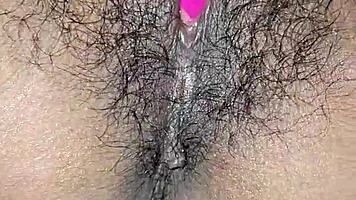 hey, that curvy desi bhabhi with big tits is inserting a monster dildo in her juicy beaver 😏