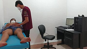 Horny 18-Year-Old Teen 18+ager Gets Pussy Pounded by Perverted Doctor