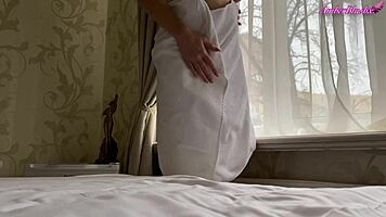 Playful Girl Fingers Herself on Camera