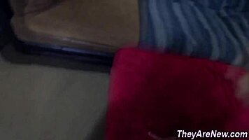 Teen Amateur Jizzed Over After Hardcore Doggystyle Action!