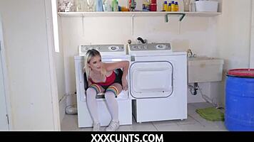 Yo, petite Jessie Saints totally loves her wet pussy action!