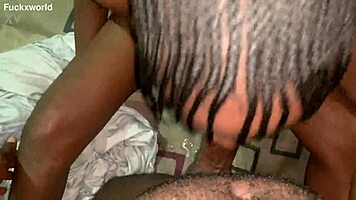 Fuckxworld roommate blowjob in bedroom with big cock