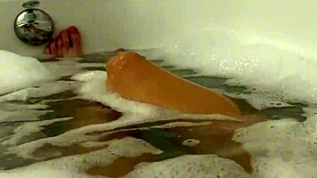 petite girl moans in shower