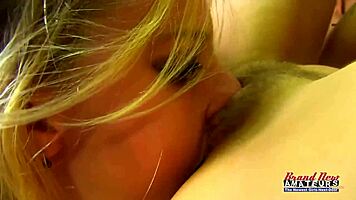 Meredith And Myaa Suck Pussies And Big Cock