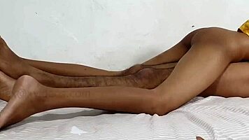 Real Indian amateur couple enjoys hot doggystyle sex at home