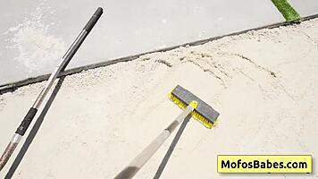 uhh, i paid my gardener with a wet blowjob and juicy pussy, ya know, angelina moon and logan xander