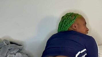 Dirty Step-Cousin Licks Ass While He Masturbates Then Fucks Her Like A Whore