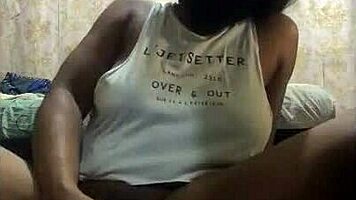 Skinny stepsister rides stepbrother's monster cock to orgasm