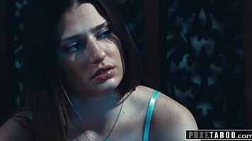 pure taboo stepmom catches teen with step-uncle and joins