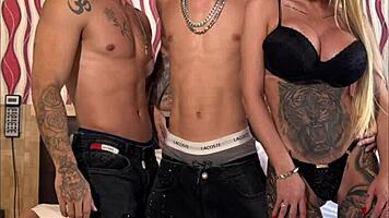 Wow! Watch this tattooed Latina teen 18+ take anal with a machine!