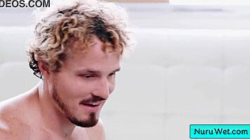 busty teen masseuse get her bald pink pussy banged, lovin that creampie, damn