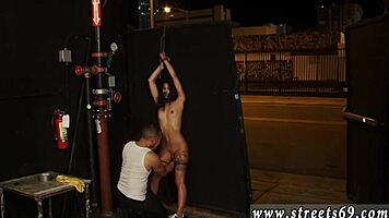 Petite tattooed teen Gina dominates guy in bondage hardcore sex