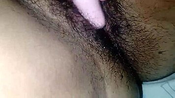 curvy solo girl masturbates with dildo moaning come fuck me
