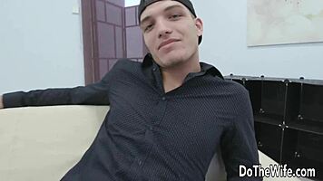 latina deepthroats boyfriend and tries anal for first time in bent over scenes