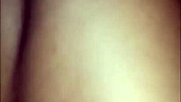 teen girl fucks through pantyhose hole