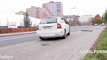 Street pickup with Sofi Smile and Gio1245