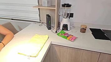 i hired this couple for housekeeping, but fucked the girl behind her husband's back in the bedroom.