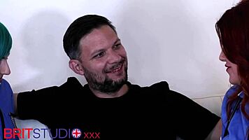 I Watch Two British Nurses Take Turns Fucking Their Patient