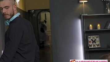 Deepthroat temptation has her bent over wet and ready