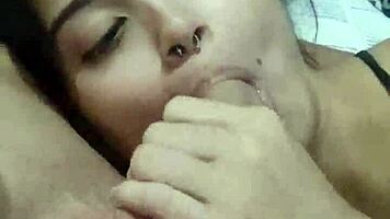 debora prado gives nightly blowjob to submissive wife