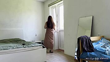 Busty Marlyn Chenel skips date to masturbate with toys