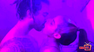 Black guy fucks in shower