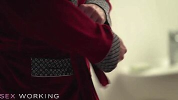 Passionate Cowgirl And Doggystyle With Redhead Mina K!