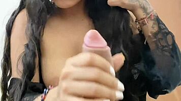 brunette hottie natalie porkman fucks cop in garage to avoid jail time