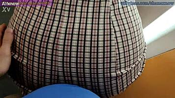 public elevator blowjob ends with facial