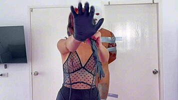 Horny Girlfriend Ties Me Up for a Slow Teasing Handjob. She Controls Every Move!