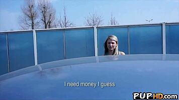 I spied on this hot teen getting fuckd in public, tracy anderson style.