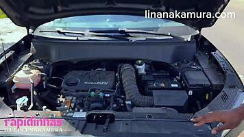 big ass latina lina nakamura gets creampied by john coffee on the street