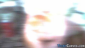 flour covered curvy teen big tits bubble butt ass cum in mouth