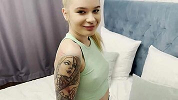 dude, my hot blonde roommate can’t stop sucking my cock