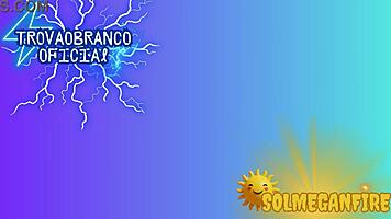 Humiliation unfolds as huge dick overshadows small one on Megan Fire's tits.