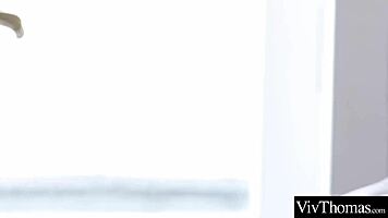 damn, watch this sexy brunette bang a gorgeous blonde