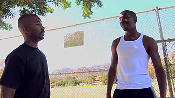 may lee handles two big black cocks with ease