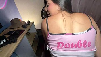 I fuck my stepbrother hard before the visit arrives.