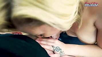 big titted blonde keyton and skinny cute nica lick pussies and tits deeply