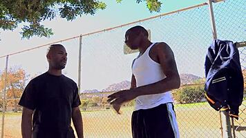 may lee handles two big black cocks with ease