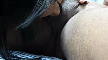 I’m crazy about stepsister’s massage on my cock.