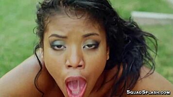 Watch Nia Nacci deepthroat that monster cock?