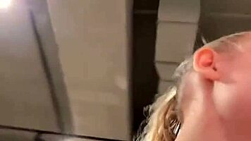 Picking up an 18-year-old stranger on the street who agrees to rough fuck for money with blowjob and cowgirl