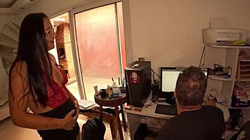 Raquel Milher's Behind-The-Scenes Party With Dirty Talk And Blowjob