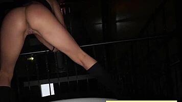 Whitney OC and JMac share a horny moment in the bathtub, the busty blonde teen sucking his huge cock to orgasm.