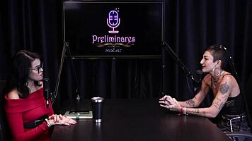 Teen prefers dominating in gang bang video