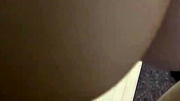 feeling the thrill as stranger promises cash for passionate sex with petite teen wife in public bar