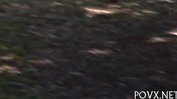 very tiny teen 18+ sucks cock in rough oral contest